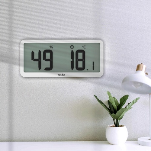 대형 디지털온습도계+시계